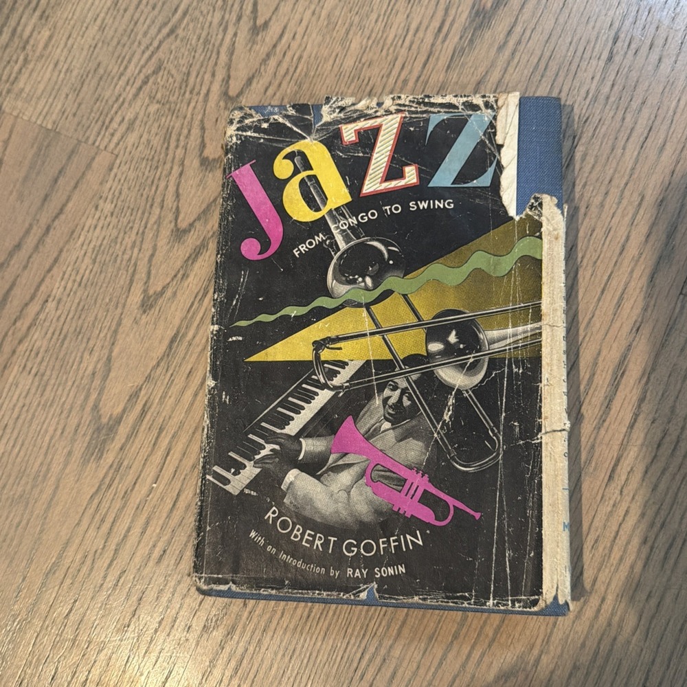 Jazz From the Congo to the Metropolitan Robert Goffin 1946 1st Uk Edition HCDJ